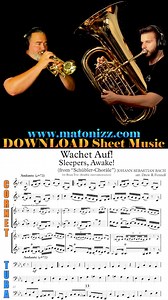 Simple Math: 𝄞 Cornet 𝄢 Tuba = 💯💪 📥 DOWNLOAD SHEET MUSIC - https://www.matonizz.com/product/wachet-auf/ 📯 JP INSTRUMENT BUNDLES - https://www.matonizz.com/shop/?jsf=epro-products:zz&tax=product_cat:158 🏫 STUDY WITH ME AT SETON HILL UNIVERSITY - amatonis@setonhill.edu 👨‍🎓 ONLINE LESSONS - euphonium.legends@gmail.com 👨‍🎓 ONLINE LESSONS - drflessons@gmail.com #jsbach #wachetauf #cornet #trumpet #tuba | Matonizz