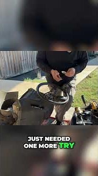 Mower Blade Cable Replacement: Easy Fix and Steps #shorts