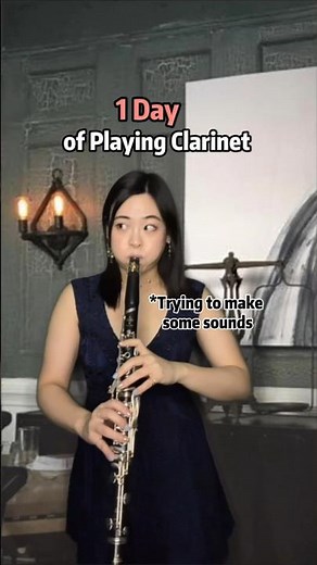 1 Day vs 10 Years of Playing Clarinet *Watch till end #clarinet #musician