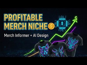 How to Find Profitable Merch Niches with Merch Informer & AI | Print on Demand
