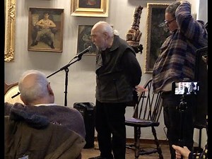 Jerome Rothenberg performs several poems at his 90th birthday celebration, 12/12/21, NY.