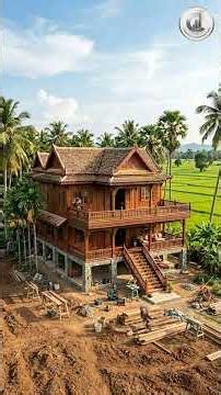 Watch This House Rise From the Ground! 😲🏗️ #Building #Transformation