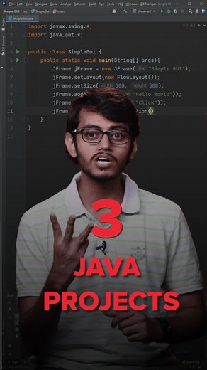 Distinguish yourself in the world of programming!🧑‍💻 Enhance your resume with a range of Java projects that display your coding prowess. Recruiters unanimously vouch for a diverse portfolio, proving your versatility as a programmer. 🖥️ Which of these projects will you proudly add to your resume? Let us know in the comments!👇 [Java Projects, Programmer, Resume Building, Tech Industry] #JavaProjects #Java #upGrad #upGradReels | upGrad