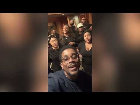 Jason White on keys w/ Sunday Service Choir