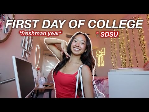 FIRST DAY OF COLLEGE *freshman year*