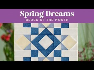 Free Quilt Sew Along - Learn How To Combine Flying Geese & Four Patch Blocks | Spring Dreams Month 4