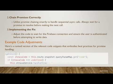 Resolving the ngOnInit Promise Issue in Angular 10 with Strava API
