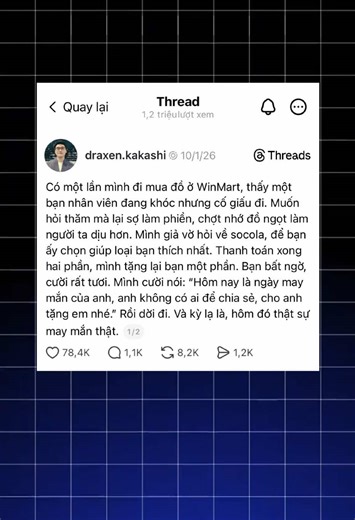 Kể về một cử chỉ nhỏ nhưng lại khiến bạn cảm thấy vô cùng dễ thương nha #xuhuong #threads