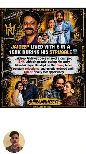 Jaideep Ahlawat’s struggle story is winning hearts online 💔➡️🌟Before becoming a powerful actor, he