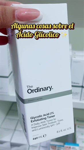 Beneficios del ácido glicólico: The Ordinary y usos clave