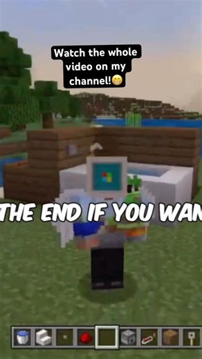 How to build a shower in Minecraft (full video on my channel)