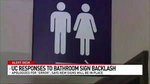 The University of Cincinnati put up new bathroom signs reading "biological men" and "biological women" to comply with the recently passed Ohio law.After receiving backlash, university leaders claimed it was an "error" and are now replacing the signs. (frankly I think these signs are perfectly fine.) | M.A. Rothman