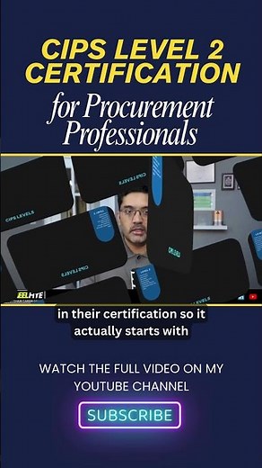 Why CIPS Level 2 Could SKYROCKET Your Procurement Career! #shorts #procurement #supplychain