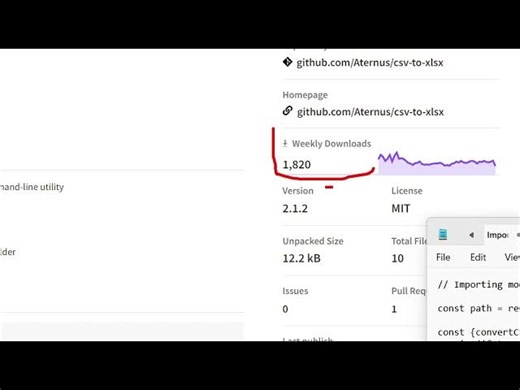 Node.js Tutorial to Export CSV File to Microsoft Excel XLSX File and Save it inside Storage