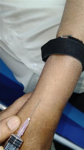 blood collection || blood draw process