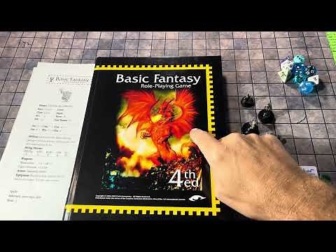 Basic Fantasy RPG 4th Ed. Solo Session 1. The Shattered Crown.