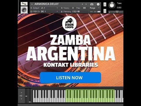 ZAMBA ARGENTINA PIANO - Kontakt Library / Dixonloops.com