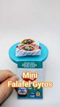 Mini Gyros‪@officialminiverse‬ #mini #falafel #toy #play #foodie #cute #asmrsounds #fun #gyro