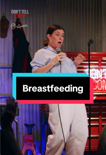 “Breastfeeding” 🎤: @Casey Balsham Your soap is a joke! Upgrade your personal care with @Dr. Squatch #donttellcomedy #standup #comedy #funny #newmom