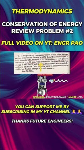 THERMODYNAMICS REVIEW PROBLEM EXAMPLE