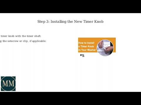 How to Replace Maytag Washer Timer Knob – Remove & Install New Knob Correctly