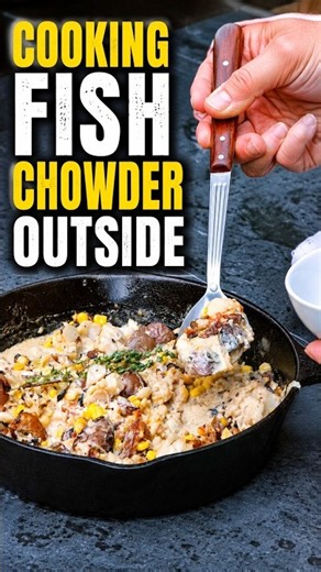 Ooni Pizza Oven Fish Chowder #kitchenintheshire #cooking #ooni