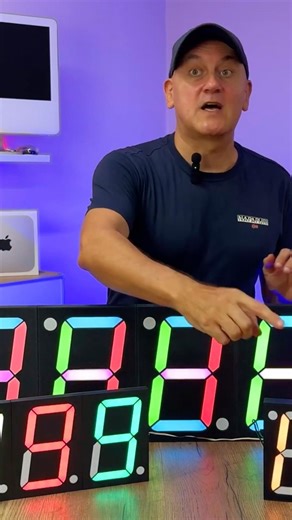 Can’t imagine HOW this DISPLAY led works - MAGNETIC Digital Clock