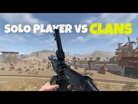 Solo Player vs Clans in forced Wipe - A Rust Movie