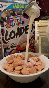 Munching Cinnamon Toast Crunch LOADED cereal! #ASMR