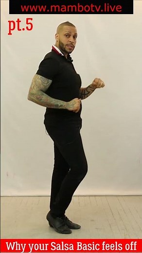 SALSA BASIC STEP CLIPS 123 567 VS CONGAS pt 5
