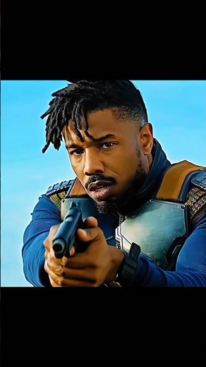 Erik killmonger vs Tchalla🙀 | Black panther fight #shorts #marvelwakandaforever