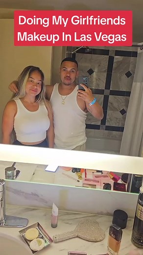 I had to do my girlfriends makeup in LAS VEGAS 💯🔥🩷 #makeup #makeuptutorial #girlfriendmakeup #beauty #couplegoals #couple #viralmakeup #boyfriend #lasvegas #makeuphacks #fyp #fypシ゚viralシ | Bernardo Macias