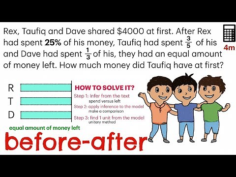 P5/6 Fractions Before-After Word Problems with Bar Model (3)