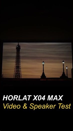 HORLAT X04 MAX Projector Video & Speaker Test, Budget 1080p LCD, UK! #projector