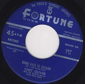 Chet Oliver With Joe Weaver And His Blue Note Band - Going Back To Chicago