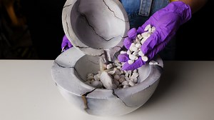 How to create a marble waterfall of cement: | Wood Mood