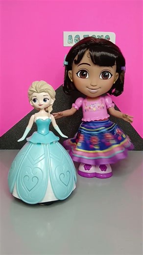 Unique Dora Dance with me Dora and transforming Frozen Elsa