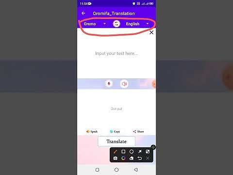 Oromo Oromifa to English and other language translator app