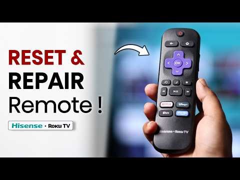 How to Reset & Re-Pair HiSense Roku TV Remote!