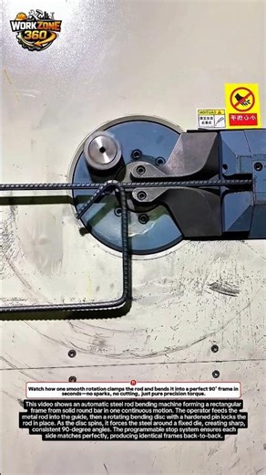 This Machine Bends Steel Like Butter 😳🔥 #metal #factory #satisfying