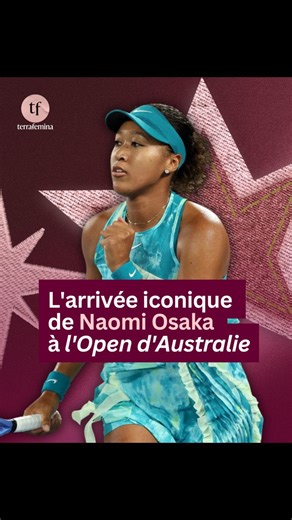Naomi Osaka sait faire une entrée. Et l’Open d’Australie s’en souviendra. Pour son retour sur le court de la Rod Laver Arena, la joueuse de tennis japonaise, qui a remporté deux fois cette compétition (2019 & 2021), a affiché bien plus qu’un palmarès : une attitude iconique pour un moment mémorable. Et perso ? J’adore. 🥰 #sport #actus #naomiosaka | Terrafemina