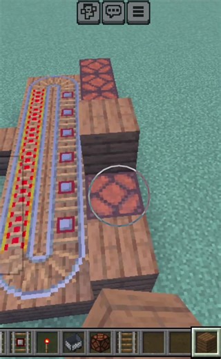 Redstone lamp set-up