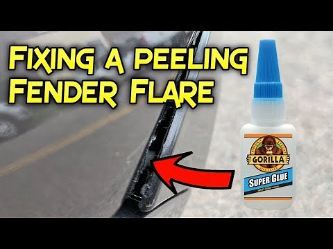 Easy fix for a fender flare coming off