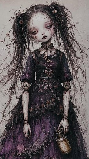 Broken Doll Lullaby 🥀 | Dark Music Box #shorts