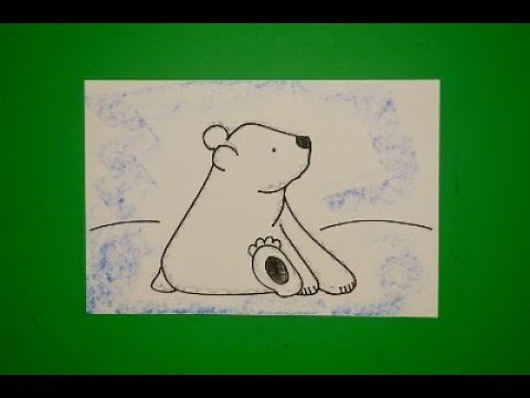 Let's Draw a Polar Bear-Tundra animal!