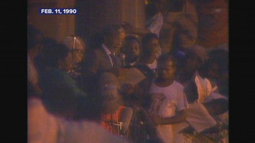 Feb. 11, 1990: Nelson Mandela released from prison