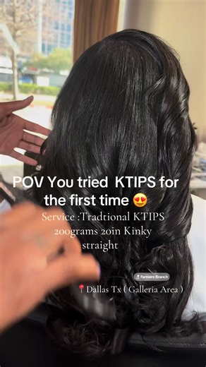 Moe Beauté Studio ✨ Traditional K-Tips are perfect for clients who want long-lasting, natural-looking extensions with flexible styling. Each bond is placed with intention to create a seamless blend, allowing you to wear your hair down, in ponytails, or pulled back without bulk or tracks showing. This method gives you ✔️ Lightweight fullness ✔️ Natural movement ✔️ Up to 3–5 months of wear with proper care 📍 North Dallas 💎 Luxury K-Tip Specialist 📲 Book your install in the link #dallashair #dal