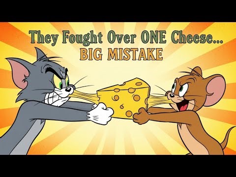 They Fought Over ONE Cheese… Big Mistake 😹#TomAndJerryStyle #ClassicCartoon #FunnyAnimation