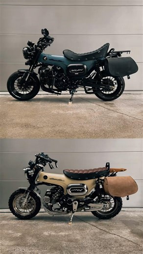ダックス125 レトロカラーの2台を比較してみた 【Customization for dax125 Color Series #12】#dax125 #st125 #ダックス125 #比較動画