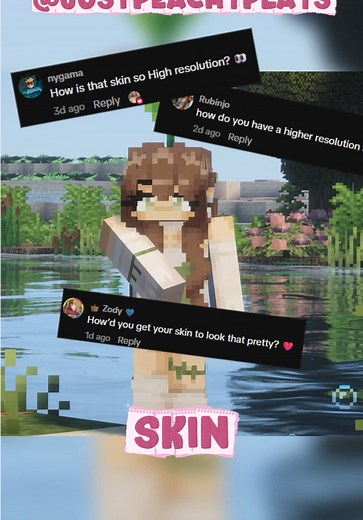 How I get my DETAILED Minecraft skin! ✨ 💌 More Player Models on Curse Forge! #minecraft #minecraftmemes #minecraftbuilding #minecrafttutorial #minecraftparkour